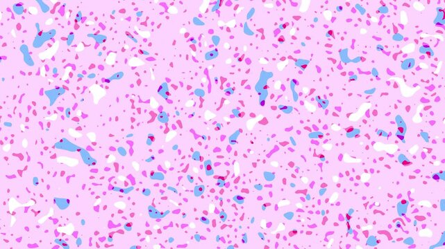 Colorful Pink Pastel Fluid Spots Morphing Abstract Video Background