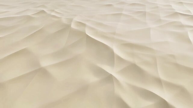 Abstract flowing sand dunes in a desert landscape smooth rippling textures and soft shadows serene and tranquil natural background 3d render animation