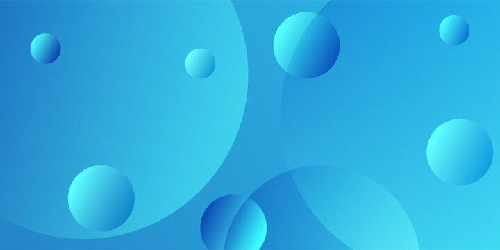 Abstract elegant blue geometric background vector with overlapping circles and soft gradient shadow effects for modern technology banner or creative corporate presentation