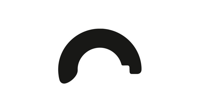 Black Plastic Pipe Fitting Connector.