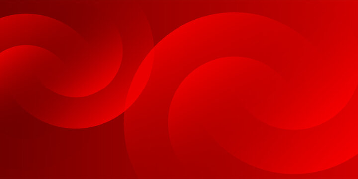 Abstract elegant dark red geometric background vector with overlapping circles and soft gradient shadow effects for modern corporate presentation or luxury business banner