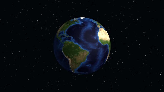 Animated Zoom from Space to Munich Germany with Location Data Overlay