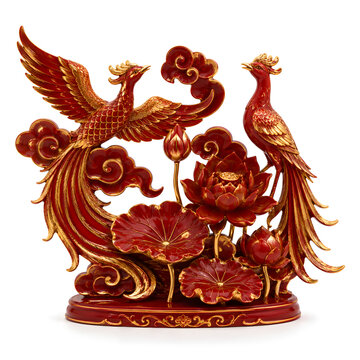 3D Clay Vietnamese Lacquerware Folk Motif