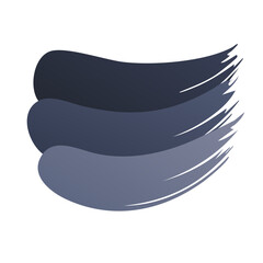Fototapeta premium Abstract Blue Brush Strokes Vector Graphic