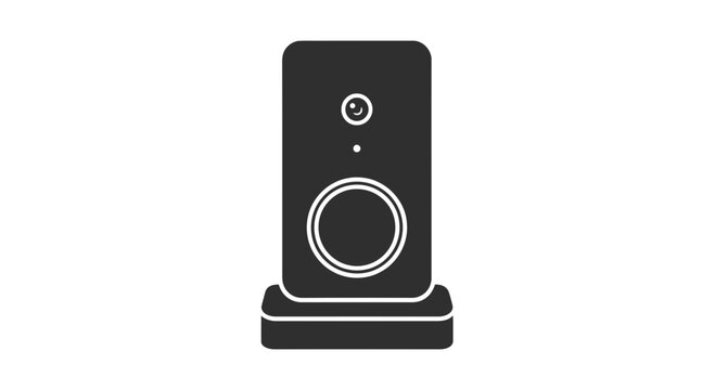 Amazon Echo Smart Speaker Device Illustration.