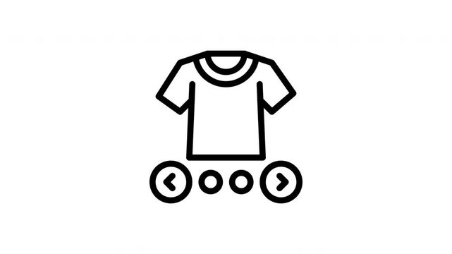items minimalist stroke animation