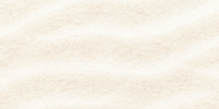 Abstract light beige halftone dots pattern background. Minimalist vector beige wavy dot grid texture on white.