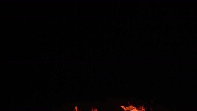 Slow Motion Fire Blaze 240fps