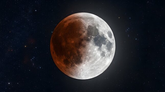 moon

Partial Lunar Eclipse Over Starry Night Sky

Spectacular Partial Lunar Eclipse in Deep Space

Detailed Moon During Partial Lunar Eclipse

Astrophotography of a Partial Lunar Eclipse