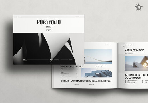 Architecture Portfolio Landscap Template