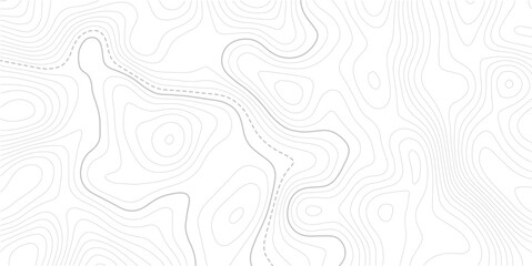 Fototapeta premium Transparent PNG Topographic line map. Modern design with White background with topographic wavy pattern design.paper texture Imitation of a geographical map shades.