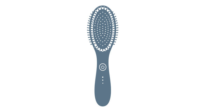 Blue Hair Brush with Flexible Bristles.