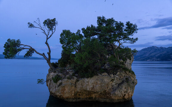 Stone Brela,Croatia Landscape travel