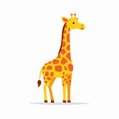 Obraz premium Cute Cartoon Giraffe Illustration