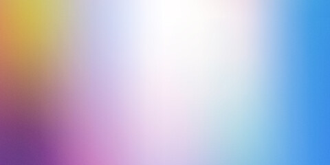 Obraz premium Abstract soft gradient background with smooth light transitions from yellow to purple and blue background 