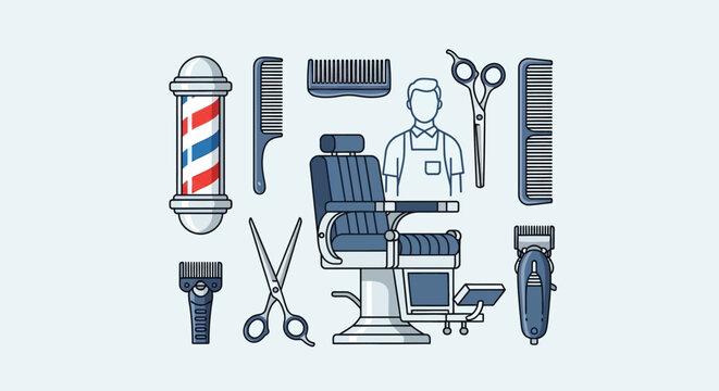 barber shop tools and equipment