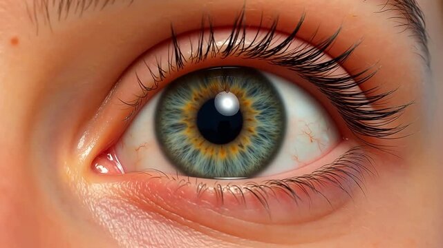 Medical Animation: Ciliary Muscle Contraction and Lens Accommodation