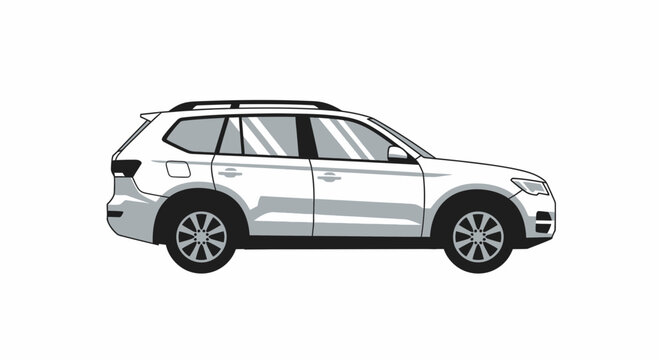 silver suv vehicle