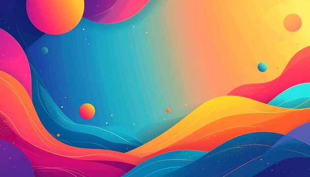 Color background for presentations decorative design template cover insert text with copy space
