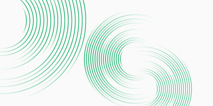 Modern minimal green white background with dynamic wavy lines and subtle texture. Clean abstract geometric gradient vector design.