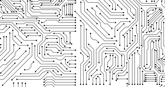 Abstract electronic circuit pattern for business designs. 