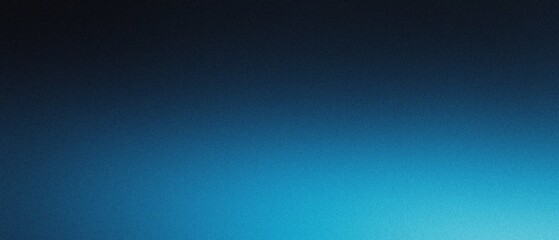 Fototapeta premium Gradient abstract background with subtle texture in deep blue and bright cyan tones for design