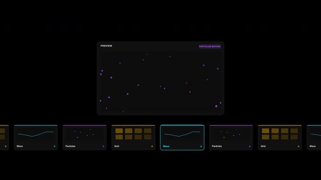 Starfield settings menu for games or apps with galaxy visuals, stellar nebula patterns. Perfect for futuristic interface design projects.