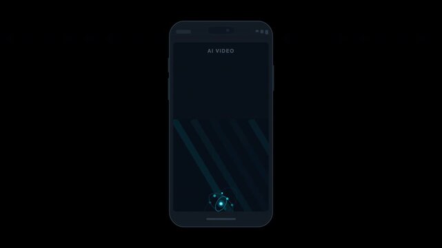 Minimalist and clean dark mobile interface design for smartphones. Suitable for digital display projects and minimalistic design concepts.