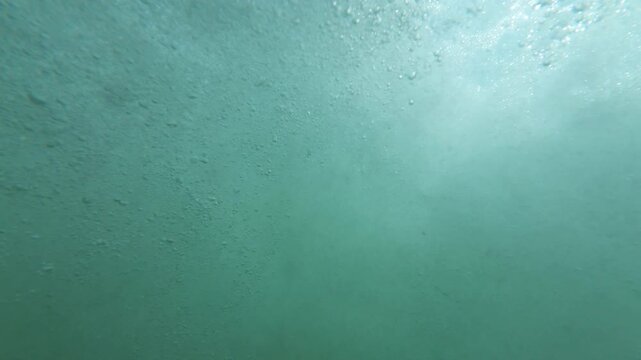 Underwater Bubbles Ocean Slow Motion x4 Filmed at 120fps