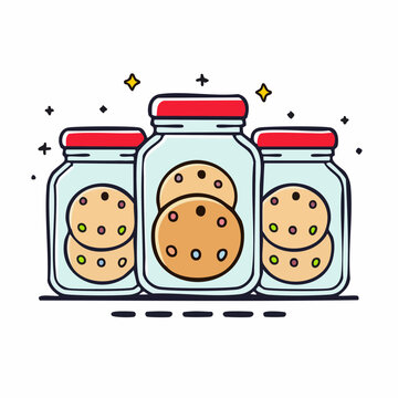 Three Jars of Cookies