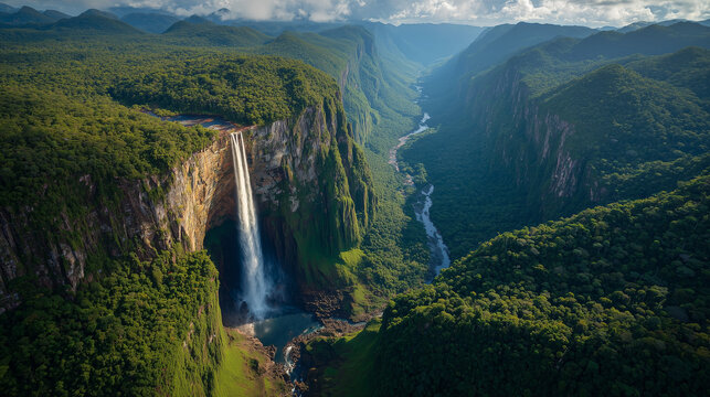 waterfall in yosemite