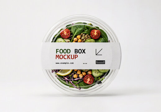 Food Box Mockup