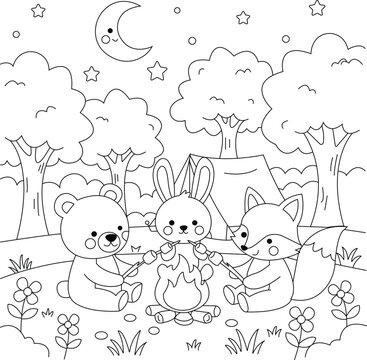 friends adda coloring page 
