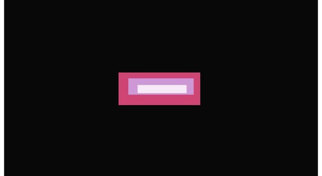 Minimalist loading bar animation with color-shifting progress indicator animation