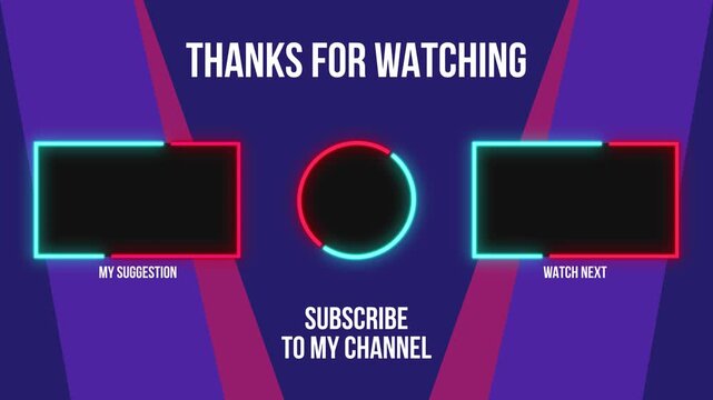 Thanks for watching  Youtube outro end card