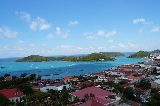 Saint Thomas view from Blackbeard's Castle, Saint Thomas - U.S. Virgin Islands	
