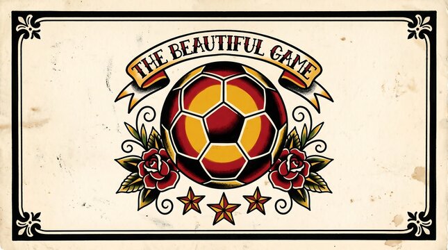 Bold black and white traditional tattoo flash art vector illustration layout design outlining an old