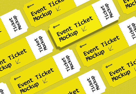 Event Tickets Mockup