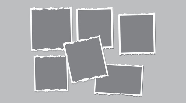 Photo frame set to add visual interest to your collages