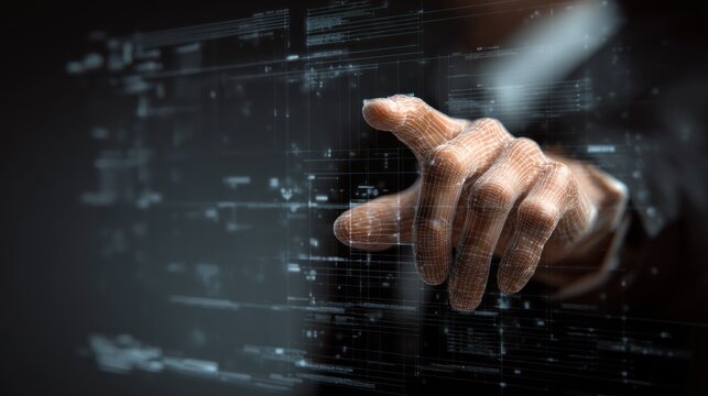 Hand touching interface