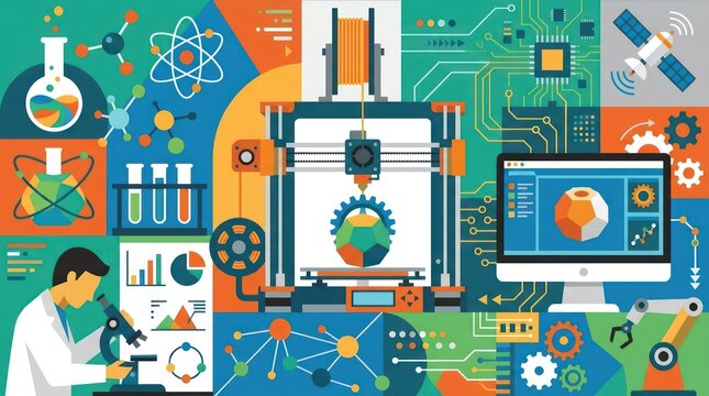Innovative Technology Science Engineering Concept.