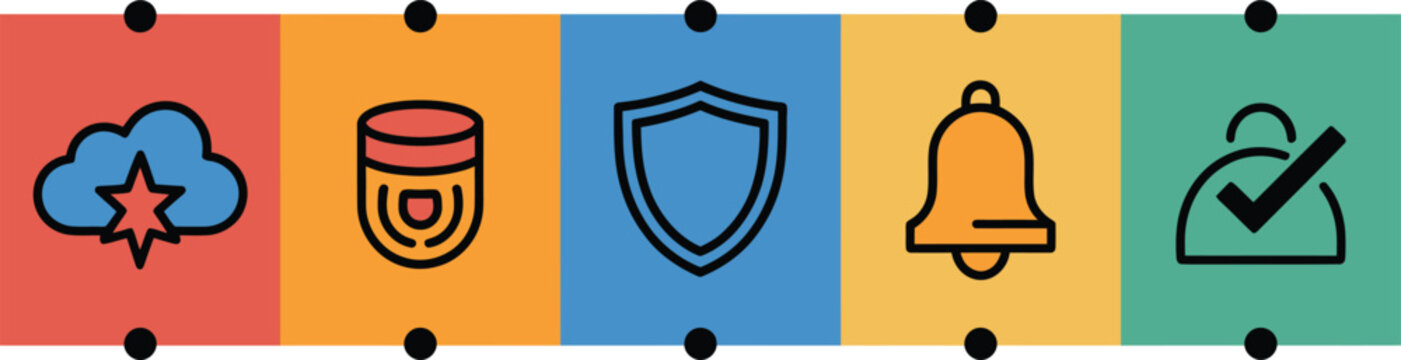 Cybersecurity symbols illustrate the defense mechanisms required to maintain integrity within modern networks.