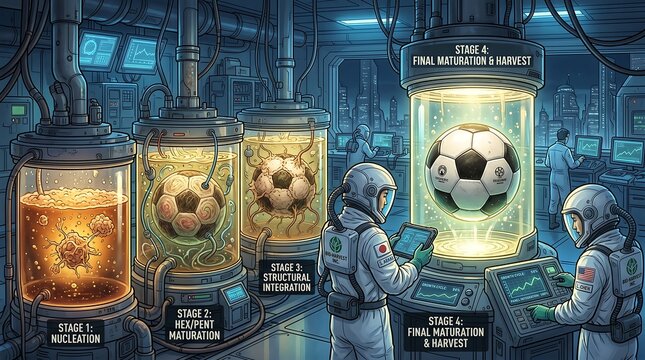 Futuristic sci fi concept illustration visualizing an advanced virtual reality gaming capsule booth layout