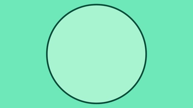 Animated target with arrow hitting bullseye and vibrating impact effect in eco mint green and amber on green background