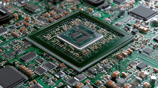 Server Grade PCB with BGA Socket and MLCC Capacitors