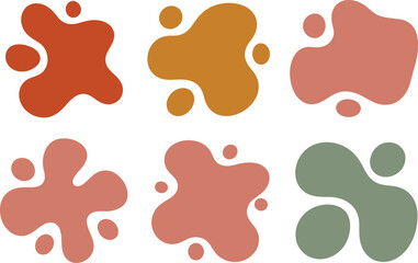 Fototapeta premium A colorful illustration of abstract shapes in various shades and sizes
