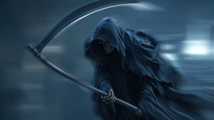 Fototapeta premium Grim reaper figure