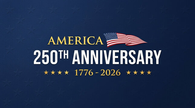 America 250th Anniversary United States Semiquincentennial Celebration Banner