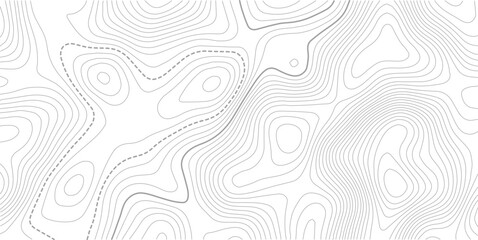 Retro topography map. White geographic contour map. Abstract outline grid.Vector contour topographic map background. Topography and geography map grid abstract backdrop.  © MDSOHEL