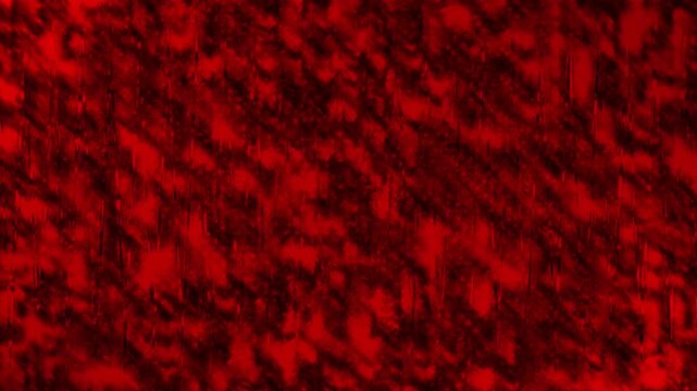 Abstract red grunge texture background with distressed noise pattern and dark vintage motion loop